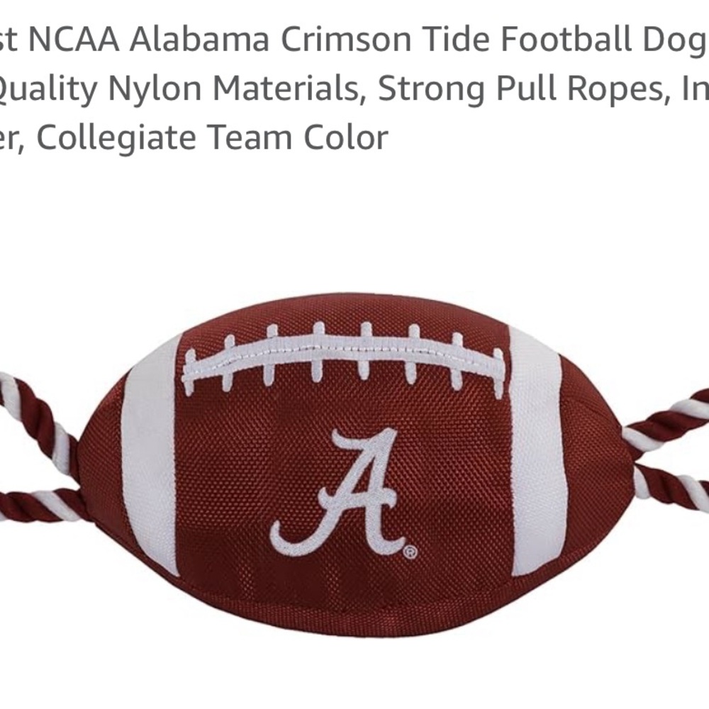 Alabama Football Dog Toy